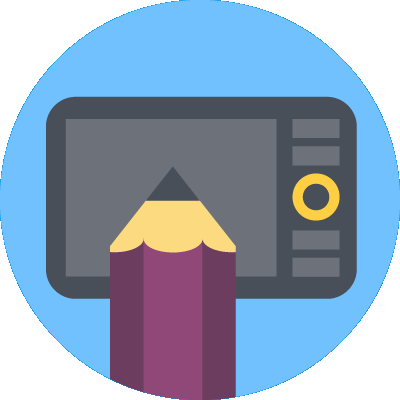 digital illustration service icon